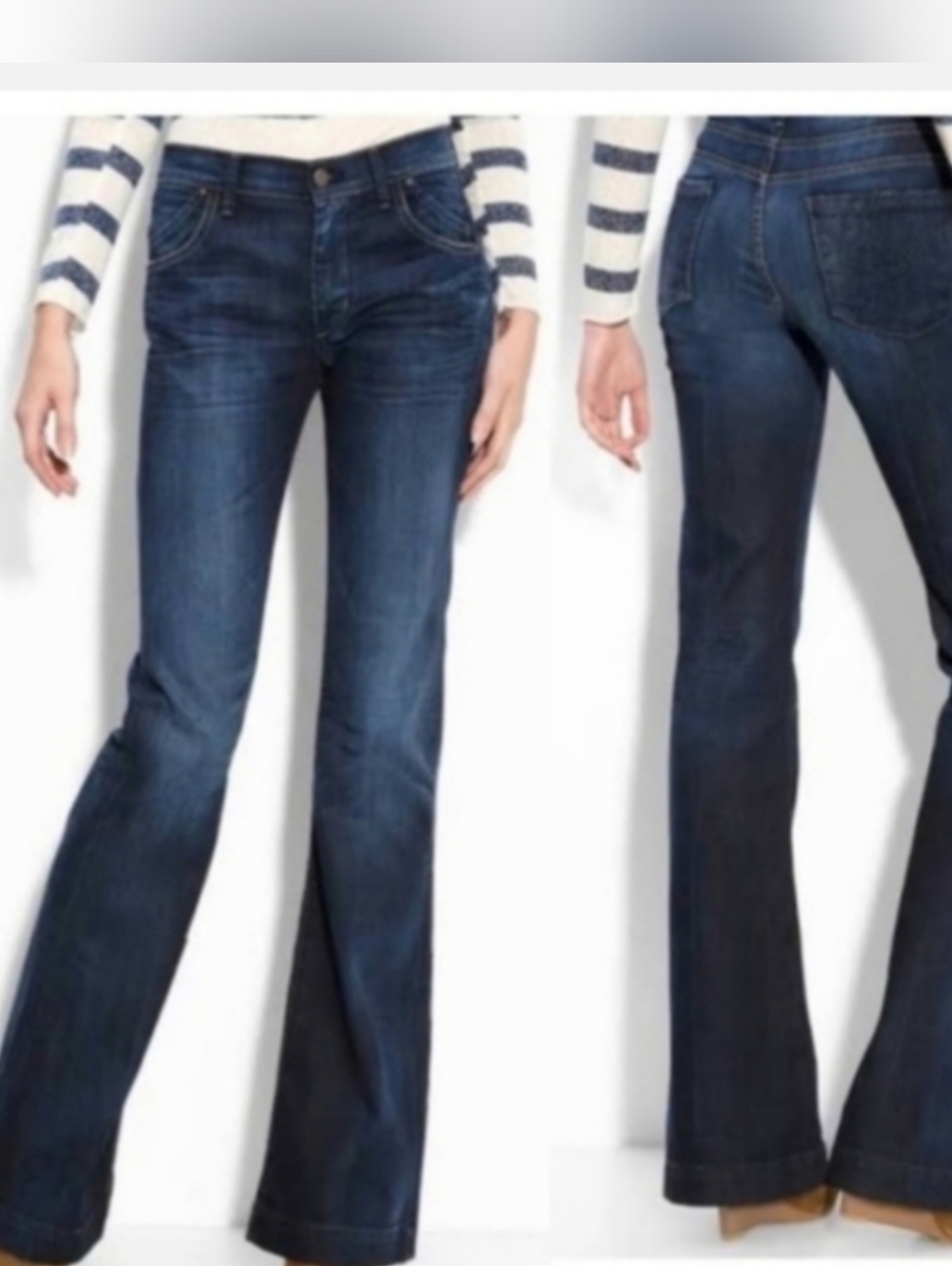 Citizens Of Humanity Hutton Mid Rise Wide Leg Jeans Women's 30 Retro Y2K Vibes - Picture 3 of 14
